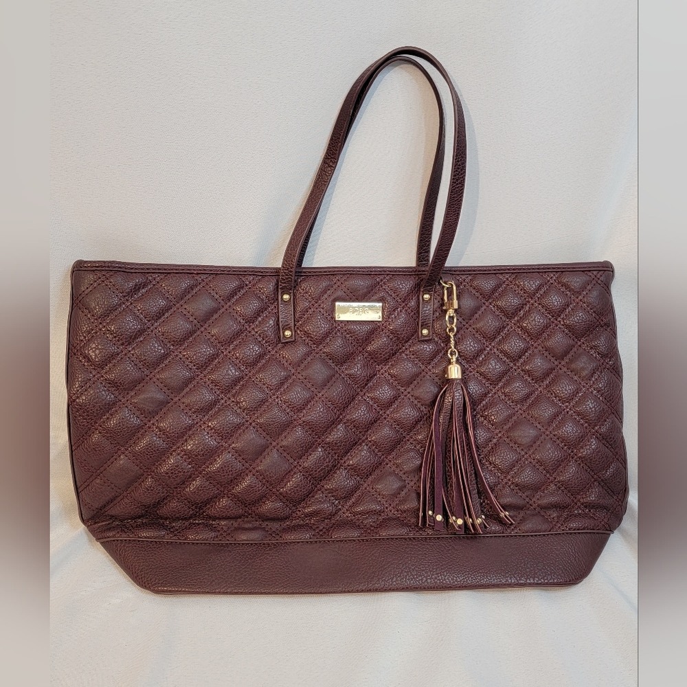 BCBG Paris Quilted Tote Bag